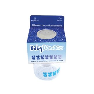 Biberón de policarbonato Baby Damaco capacidad 2 onzas (60 ml)