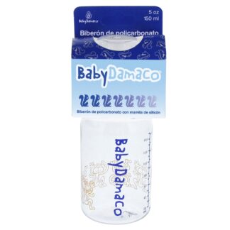 Biberón de policarbonato Baby Damaco capacidad 5 onzas (150 ml)