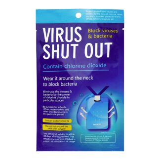 Tarjeta bloqueadora de virus y bacterias empaque