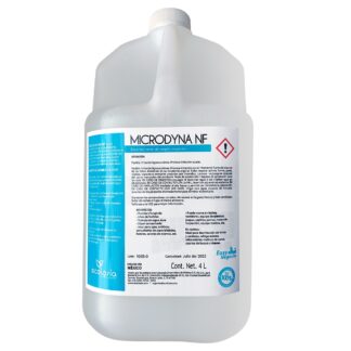 Envase de 4 litros con MICRODYNA NF desinfectante de amplio espectro